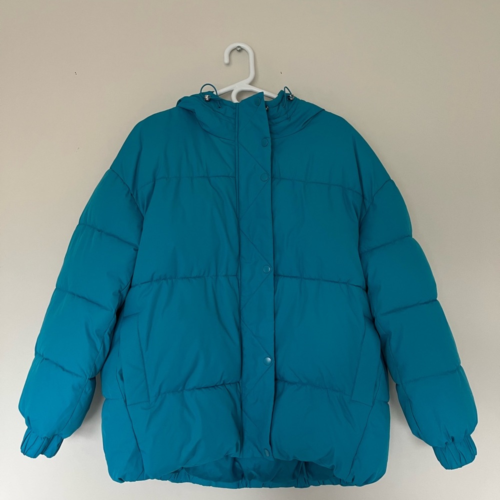 Teal Puffer Jacket